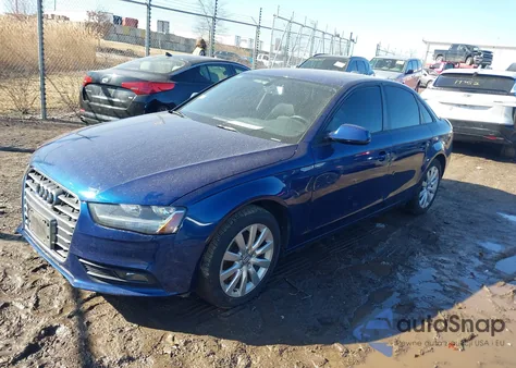 2014 Audi A4 2.0T Premium z USA, uszkodzony, nr VIN WAUBFAFLXEN014199